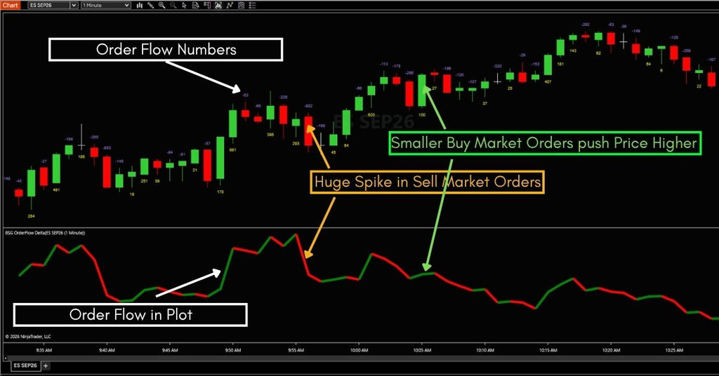 BSG Order Flow Delta Indicator - Annual Subscription